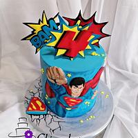 Superman cake