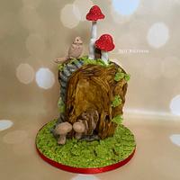 Forest Fairy Cake buttercream