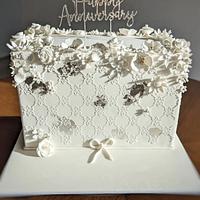 Wedding Anniversary Cake 