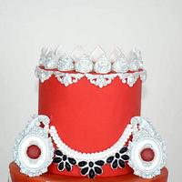 Kandyan Dancer's Ves Coustume Cake