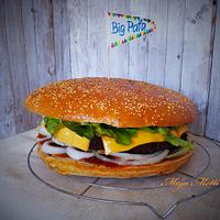 Slaný dort Mega Big Burger