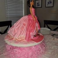 Barbie Ball Gown cake