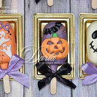 Halloween cakepops sicles