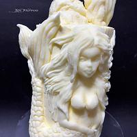 Bas-Relief buttercream icing cake
