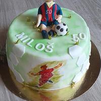 futbal cake 