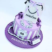 Pandora  birthday cake 