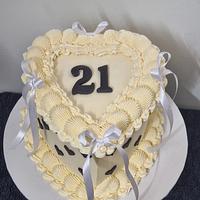 21st birthday cake 