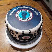 Northern soul birthday cake 