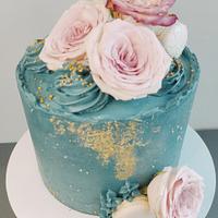 Turquoise and Roses