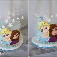 Anna &  Elza cake