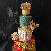 Dancer dress cake:Srilanka Collaboration