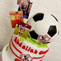 "Egyptian Football player- Birthday cake"