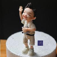 Fondant Figurine- School Boy