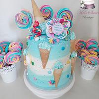 Cake Ice cream 🍦
