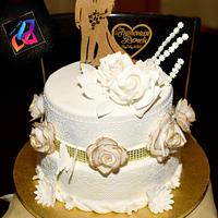 A wedding cake