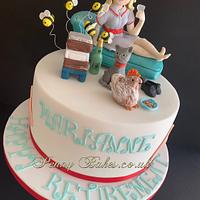 Retirement nurse cake!