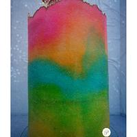 Rainbow Sugared Sheet Technique