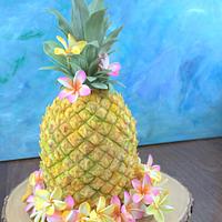 3D Pineapple cake 