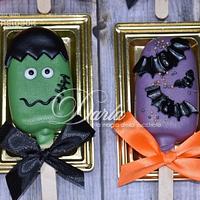 Halloween cakepops sicles