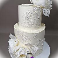 Romantic wedding cake...