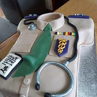 CAKE FOR A GREEK MILITARY DOCTOR