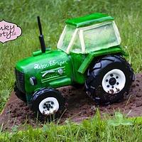 Tractor cake 3D