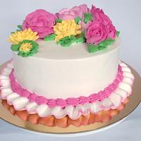 Birthday flower cake gluten free 