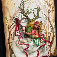 Ancient People- Art and Myths cake collaboration