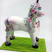 3d unicorn cake 🦄