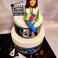 "Egyptian Cinema production desinger birthday cake: