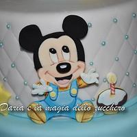 Baby Mickey Mouse cake