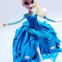 Princess Elsa birthday cake 