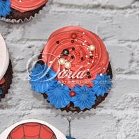 Spiderman cupcakes