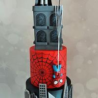 Superhero cakes