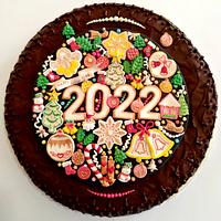 2022 doodle cake