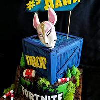 Fortnite game cake 