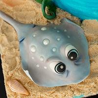 Sea life cake