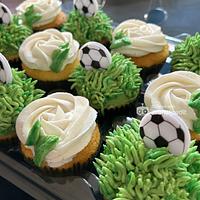 Soccer Cupcakes