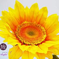 Free-formed sugar Sunflower 