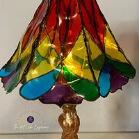 Tiffany lamp- Stain Glass Cake Collaboration