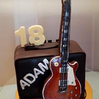Gibson guitar cake