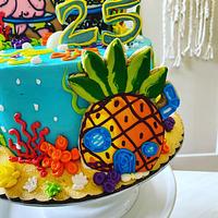 SpongeBob birthday cake 