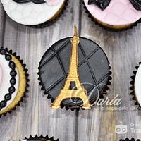 Chanel themed cupcakes