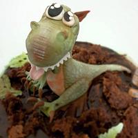 Dino cake:)