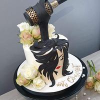 Hairdresser cake
