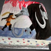 Puss in boots cake
