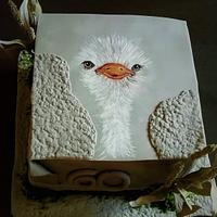 Ostrich cake
