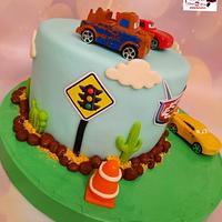 "Desiny Cars cake"