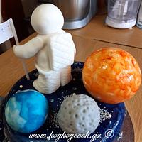 SPACE & PLANETS CAKE 