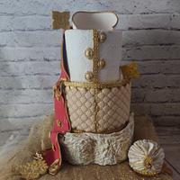 Indian Wedding Dress Cake